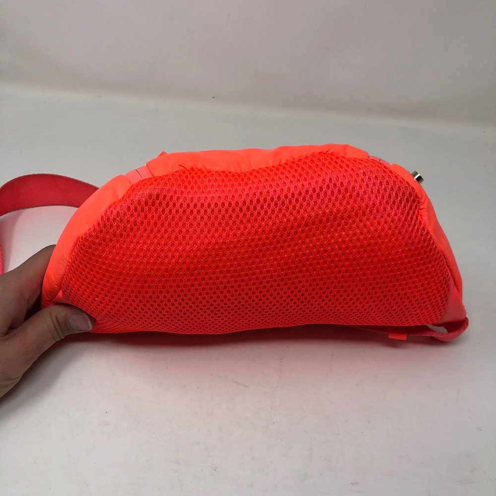 Caraa Free People Studio Bag Fanny Pack Neon Coral Orange Athletic Crossbody - Picture 3 of 16